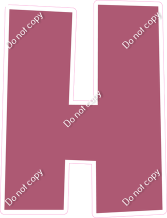 LG 18" Individuals - Flat Mauve H