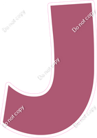 LG 18" Individuals - Flat Mauve J