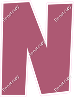 LG 18" Individuals - Flat Mauve N