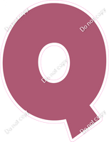LG 18" Individuals - Flat Mauve Q