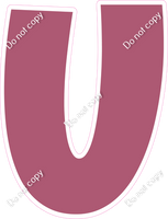 LG 18" Individuals - Flat Mauve U