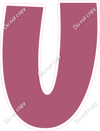 LG 18" Individuals - Flat Mauve U
