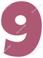 LG 18" Individuals - Flat Mauve 9