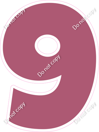 LG 18" Individuals - Flat Mauve 9