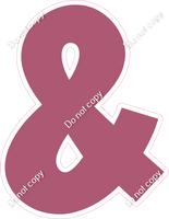 LG 18" Individuals - Flat Mauve &