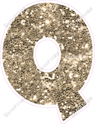 LG 18" Individuals - Khaki Sparkle Q