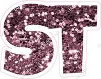 LG 18" Individuals - Mauve Sparkle ST