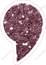 LG 18" Individuals - Mauve Sparkle Apostrophe