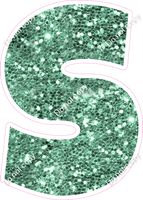LG 18" Individuals - Sea Foam Sparkle S