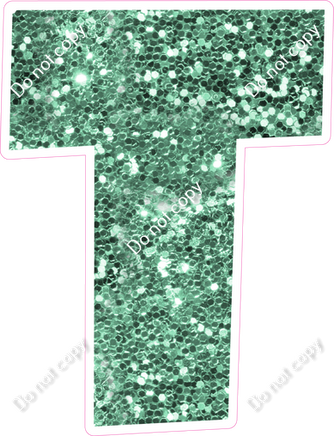 LG 18" Individuals - Sea Foam Sparkle T