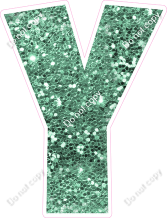 LG 18" Individuals - Sea Foam Sparkle Y