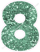LG 18" Individuals - Sea Foam Sparkle 8