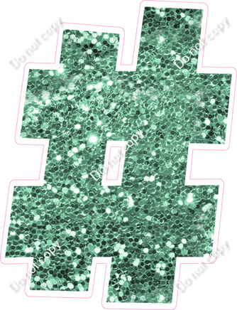 LG 18" Individuals - Sea Foam Sparkle #