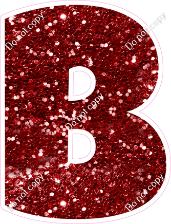 LG 23.5" Individuals - Crimson Sparkle B