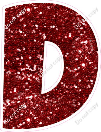LG 23.5" Individuals - Crimson Sparkle D