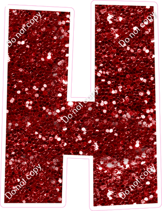 LG 23.5" Individuals - Crimson Sparkle H