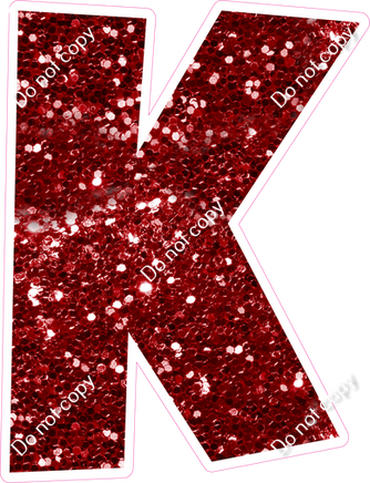 LG 23.5" Individuals - Crimson Sparkle K