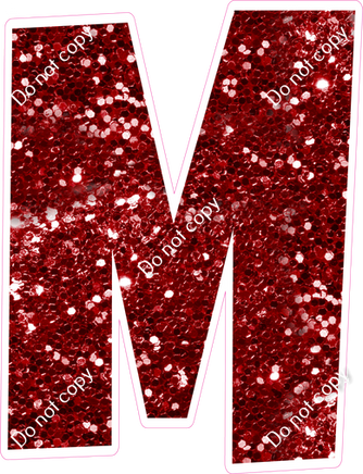 LG 23.5" Individuals - Crimson Sparkle M