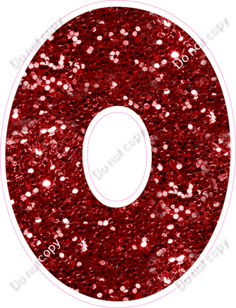 LG 23.5" Individuals - Crimson Sparkle O