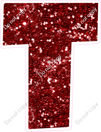 LG 23.5" Individuals - Crimson Sparkle T