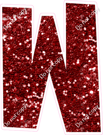 LG 23.5" Individuals - Crimson Sparkle W