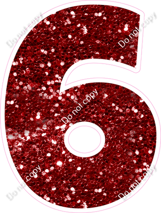LG 23.5" Individuals - Crimson Sparkle 6