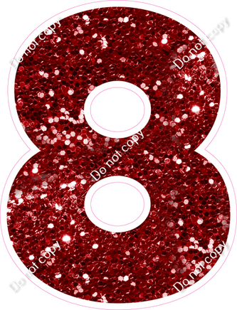 LG 23.5" Individuals - Crimson Sparkle 8