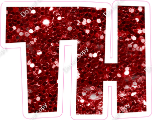 LG 23.5" Individuals - Crimson Sparkle TH