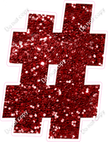 LG 23.5" Individuals - Crimson Sparkle #