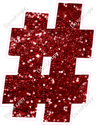LG 23.5" Individuals - Crimson Sparkle #