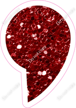 LG 23.5" Individuals - Crimson Sparkle Apostrophe
