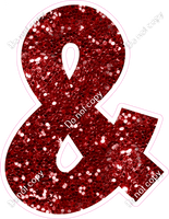 LG 23.5" Individuals - Crimson Sparkle &