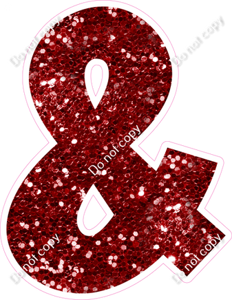 LG 23.5" Individuals - Crimson Sparkle &