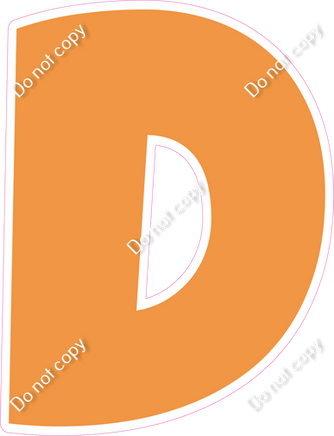 LG 23.5" Individuals - Flat Amber D