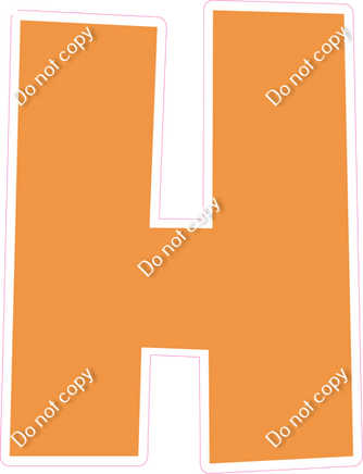 LG 23.5" Individuals - Flat Amber H