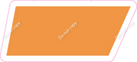 LG 23.5" Individuals - Flat Amber Dash