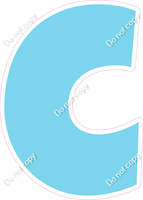 LG 23.5" Individuals - Flat Baby Blue C