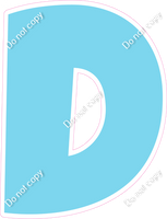 LG 23.5" Individuals - Flat Baby Blue D