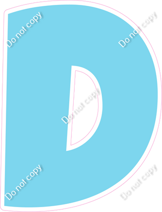 LG 23.5" Individuals - Flat Baby Blue D