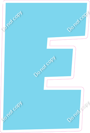 LG 23.5" Individuals - Flat Baby Blue E