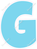 LG 23.5" Individuals - Flat Baby Blue G