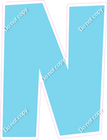 LG 23.5" Individuals - Flat Baby Blue N