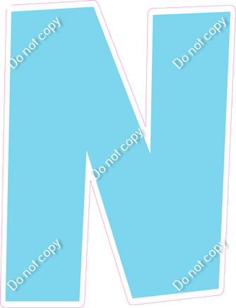 LG 23.5" Individuals - Flat Baby Blue N