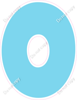 LG 23.5" Individuals - Flat Baby Blue O