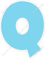 LG 23.5" Individuals - Flat Baby Blue Q