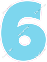 LG 23.5" Individuals - Flat Baby Blue 6