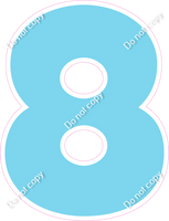 LG 23.5" Individuals - Flat Baby Blue 8