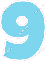 LG 23.5" Individuals - Flat Baby Blue 9