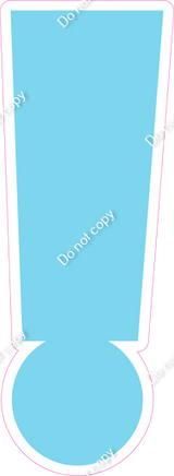 LG 23.5" Individuals - Flat Baby Blue !