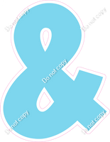 LG 23.5" Individuals - Flat Baby Blue &